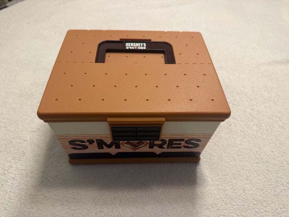 SMores Deluxe Caddy Carry Case Organizer Camping Box HERSHEY'S no contents